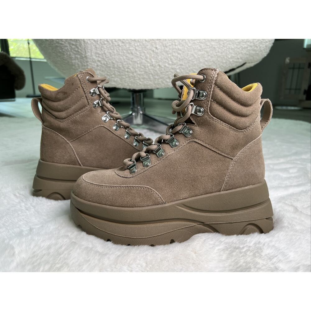 AQUA HALY Platform Hiking Boots-Women’s Size 6.5-Worn A Few Times-No Box